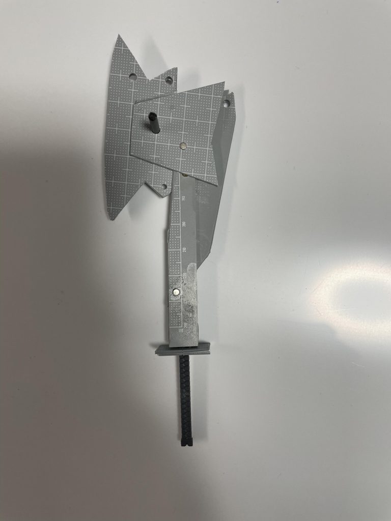 斧モードが短くみえたのでこの後長くしてます。