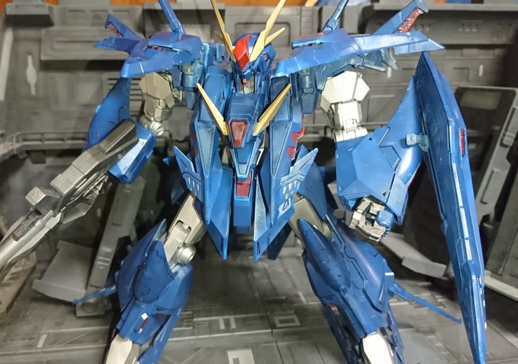 クスィーガンダム(ファンネルミサイルコンテナ増加)–4枚目/制作者：アレス