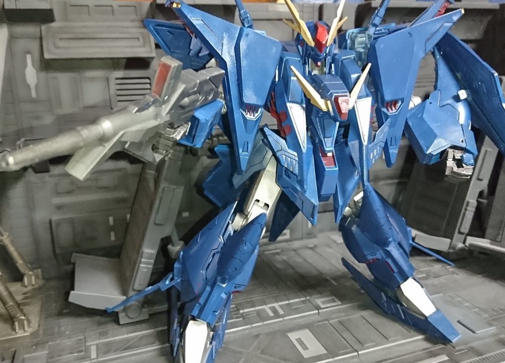クスィーガンダム(ファンネルミサイルコンテナ増加)–2枚目/制作者：アレス