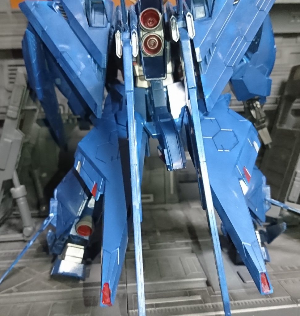 クスィーガンダム(ファンネルミサイルコンテナ増加)–3枚目/制作者：アレス
