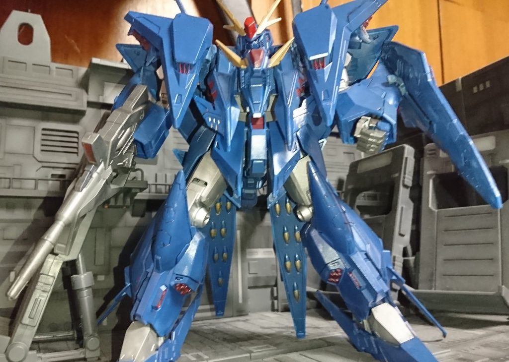 クスィーガンダム(ファンネルミサイルコンテナ増加)–6枚目/制作者：アレス