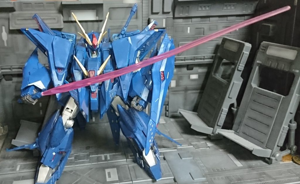 クスィーガンダム(ファンネルミサイルコンテナ増加)–7枚目/制作者：アレス