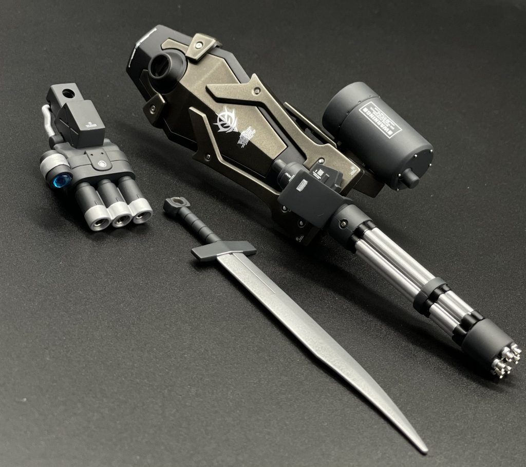 ガトリングシールドなどの武器類も塗り分け