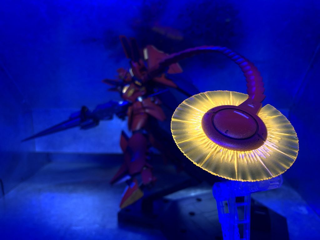 今回も使ってみた蛍光塗料!よく光ります!