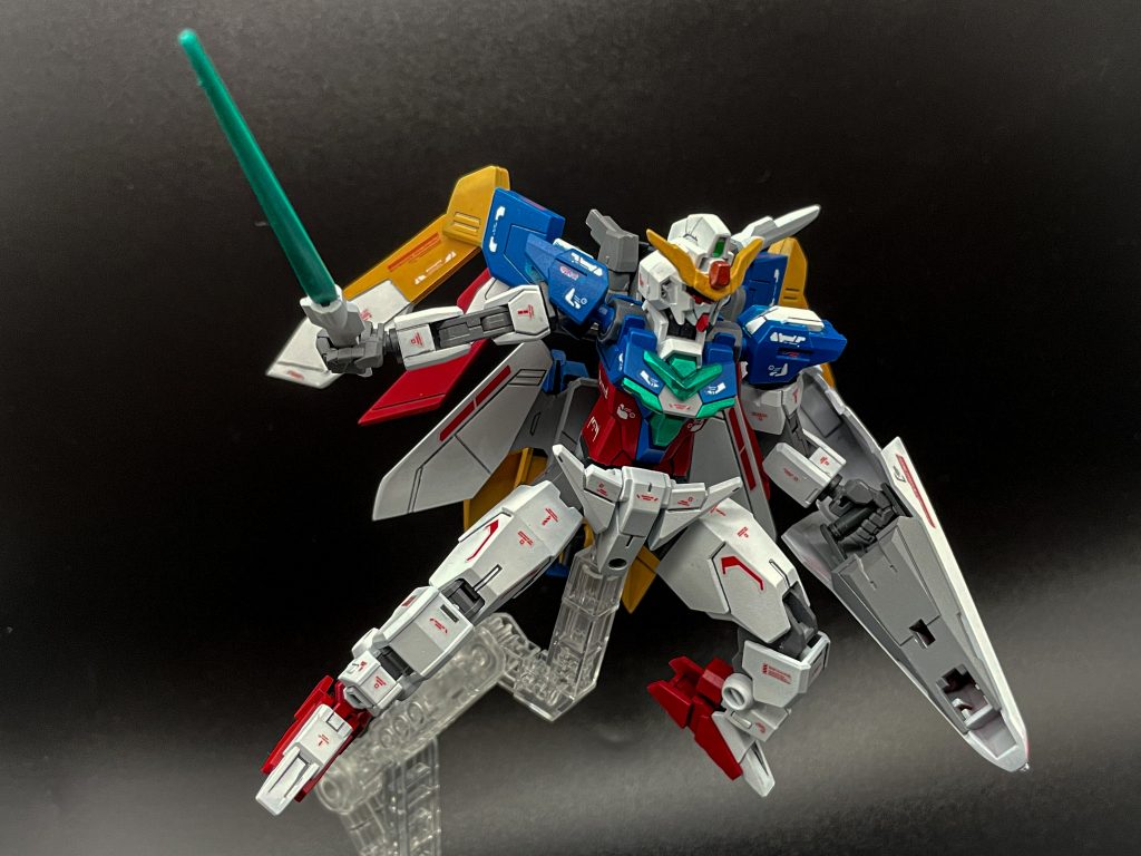 サーベルのカラーもウィングに合わせてグリーンカラーに変えました( ´ ꒳ ` )ﾉ