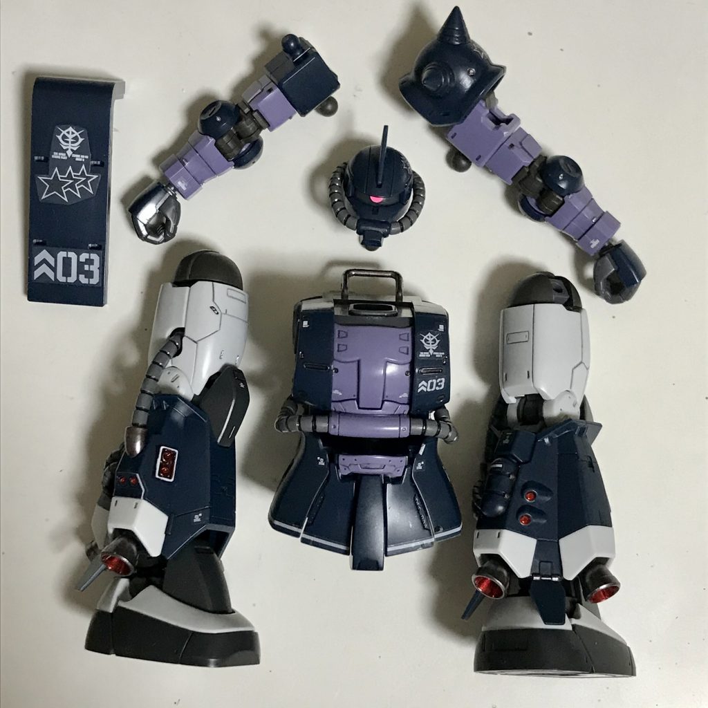 部分塗装だけで完璧な仕上がりになるキットです。どう仕上げるか迷いました。