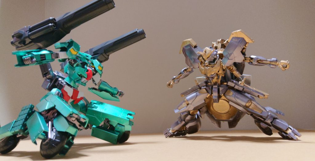フェイスフレーム・アイアンビートルとの戦闘。