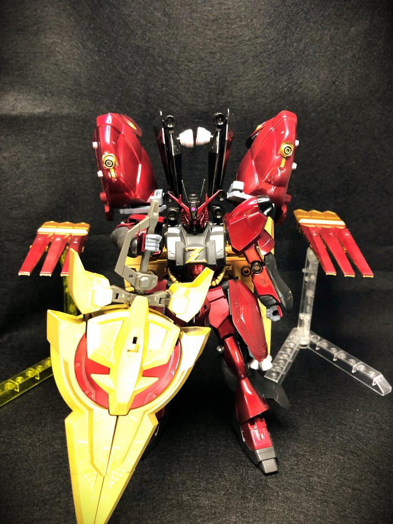 ファンネル展開、戦闘モード