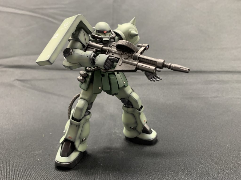 HGUC MS-06F2 ザク後期型–3枚目/制作者：96模型店@店長ぐらむ