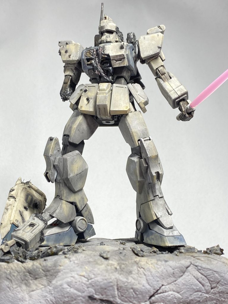 初ジオラマ！HGUC Ez-8–2枚目/制作者：くんし