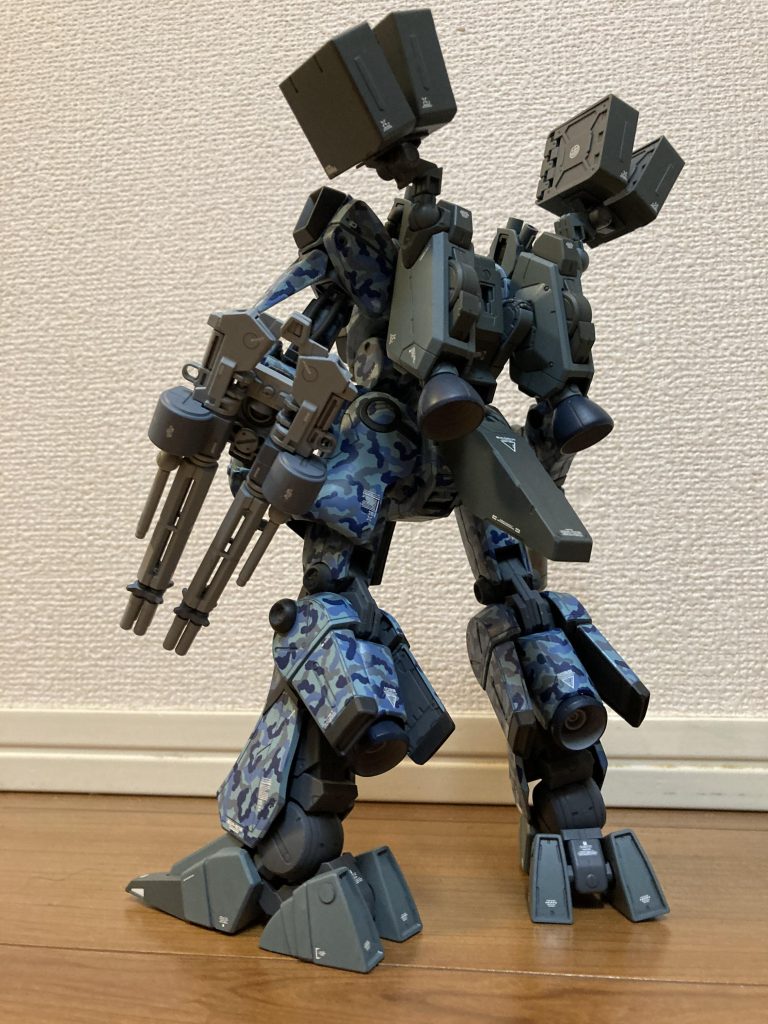 MG ガンダムマークV 迷彩塗装–4枚目/制作者：@kotetsu_mikami