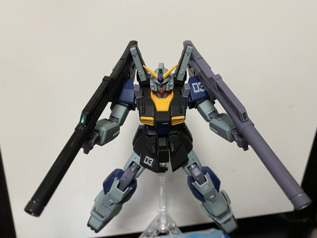 おまけ③ダブルバズーカってロマンですよね。いずれもう一個も塗装したい。