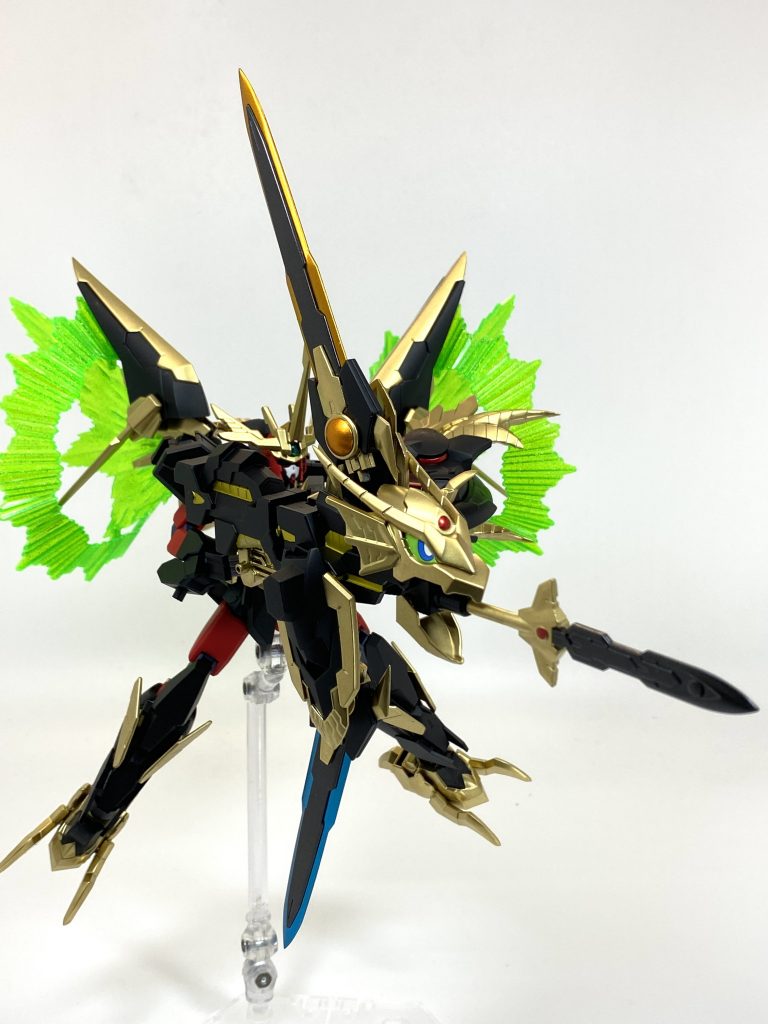 必殺技は全武装を合体させたGNオメガバリスター。
