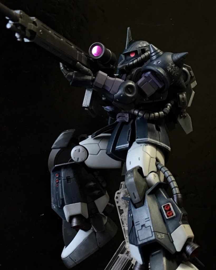 とにかく強そうです。こんなザクが出てきたら、逃げるしかありません。