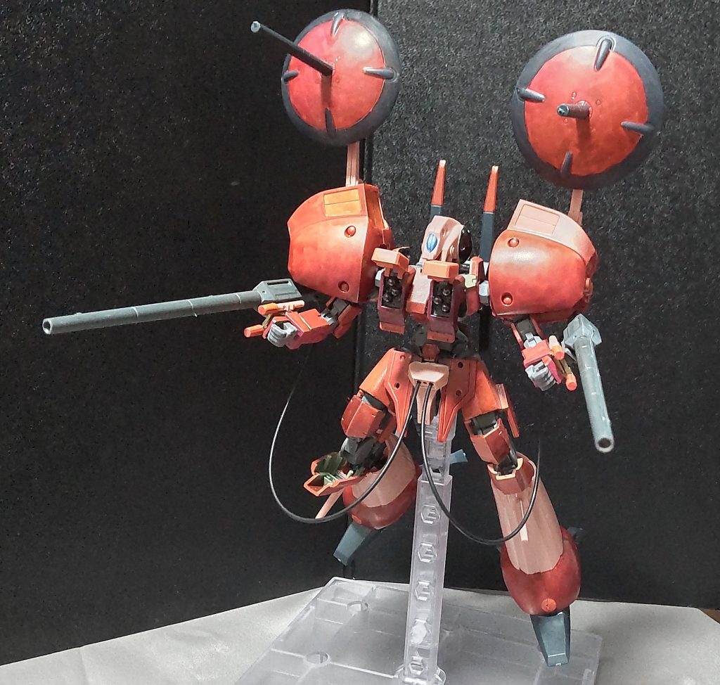 パワーランチャー×4、リバースボマー展開して一斉射撃!!