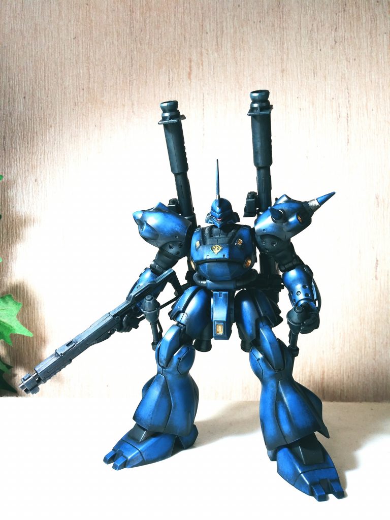 箱の横に載っているポーズ。これに惚れて買ったので、どうしても撮りたかった一枚。これこそケンプファーです。