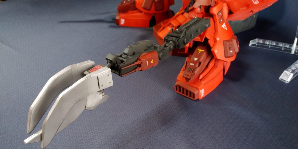 モールドパーツと好きな艦船模型のパーツを使用してオリジナリティも出してます。