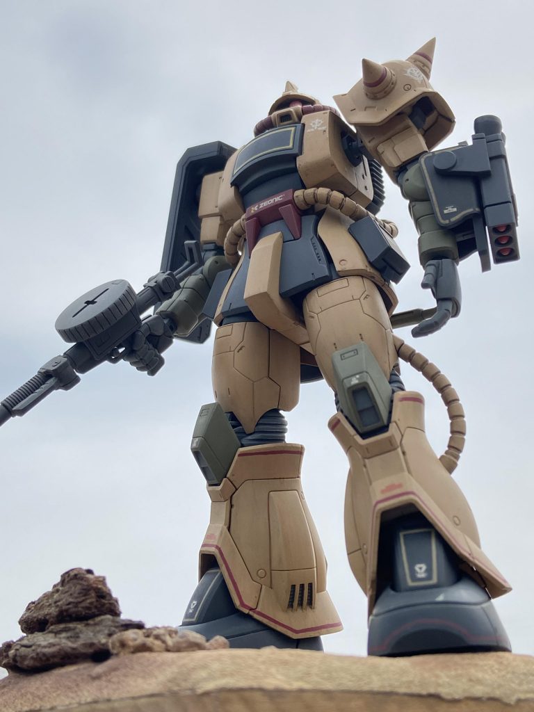 曇天、仰ぎ気味で撮影