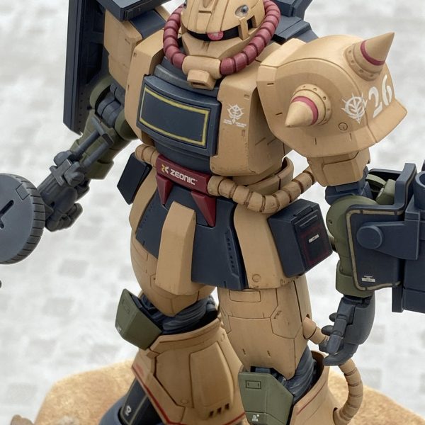 HGオリジンMSD　ザク・デザートタイプ