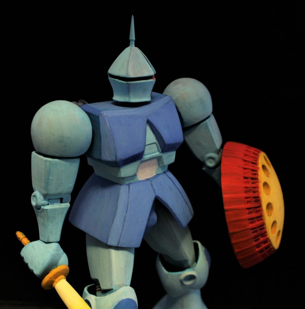 塗装はアクリルガッシュを使用しました。