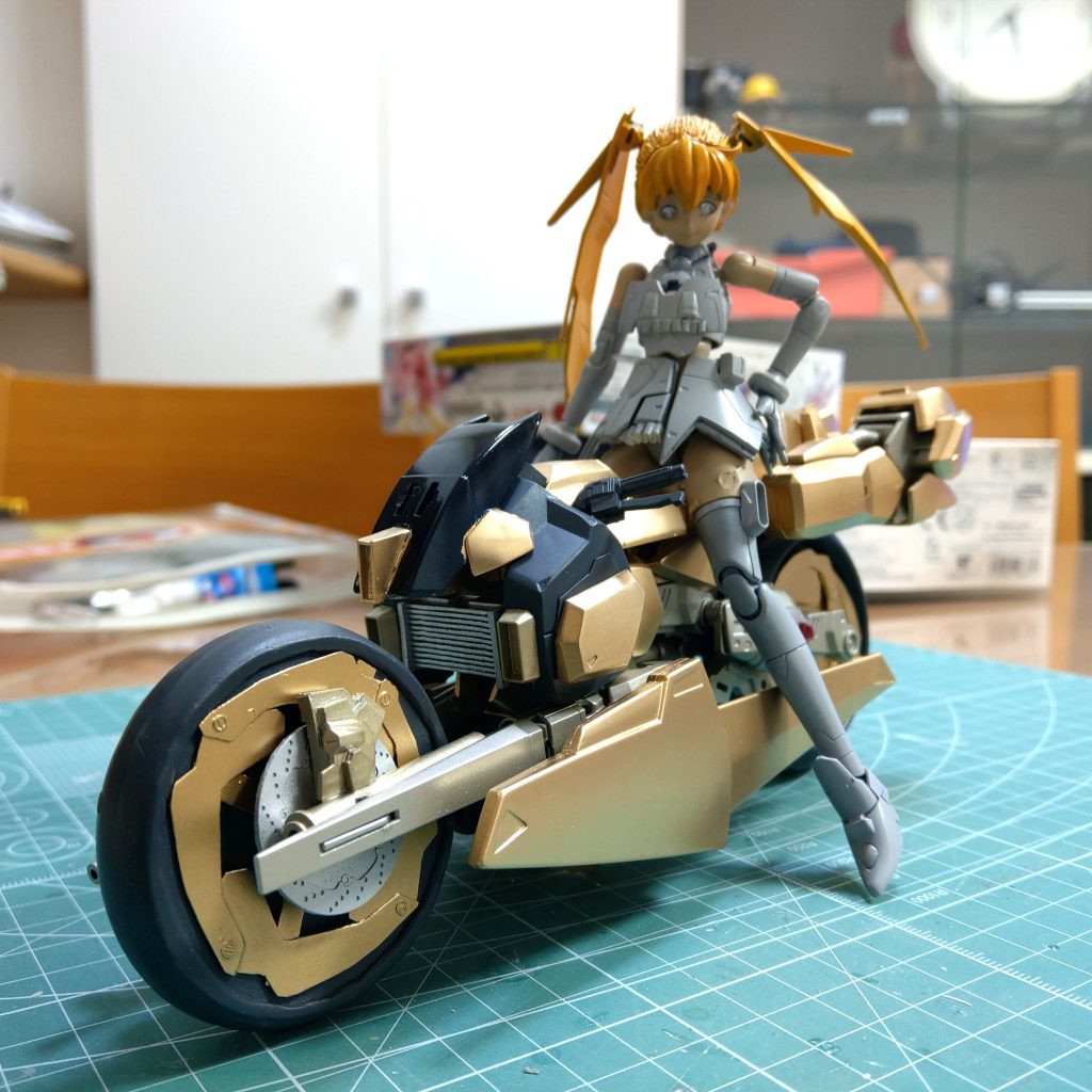 完成度80パーセントフロントホイールはベイブレードにしてよかった。