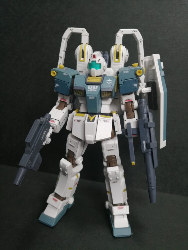 購入時の状態やすりがけ　墨入れ　艶消し　シール貼り付け済み左マニュピレーター無し