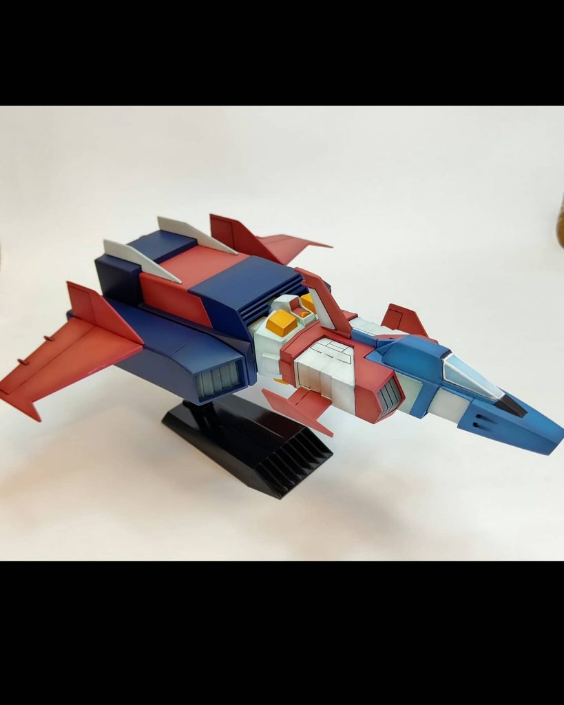 Gスカイ塗装後までガンダムBパーツとコアファイターの連結忘れてて、あわてて自作のジョイントパーツを作りましたw