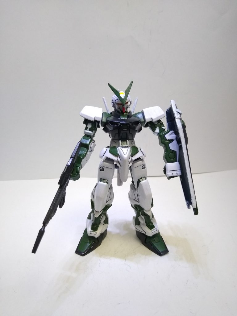 1/144 ブルーフレーム塗り替えグリーンフレーム–2枚目/制作者：むすも