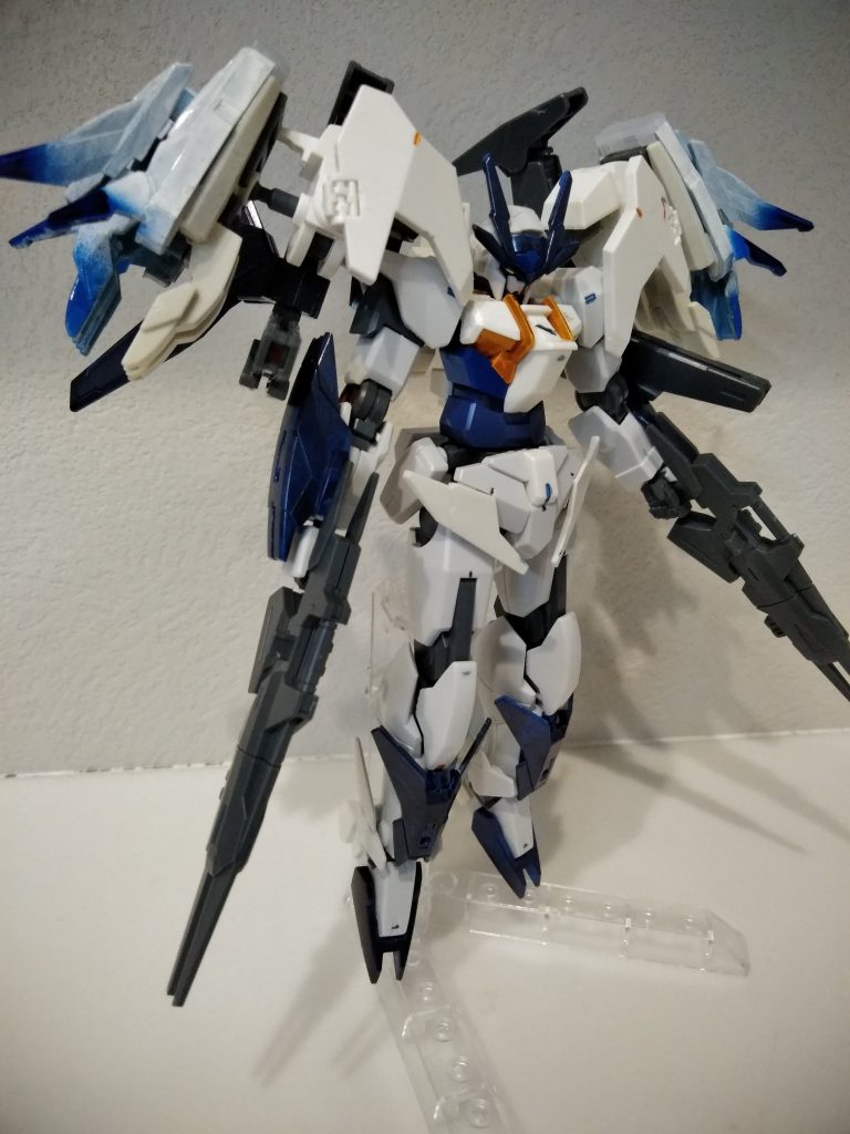 初期案、気に入っててこの状態で飾ってます！シェヘラザードのビームコンテナパーツが気に入ってます！推進力ありそう！