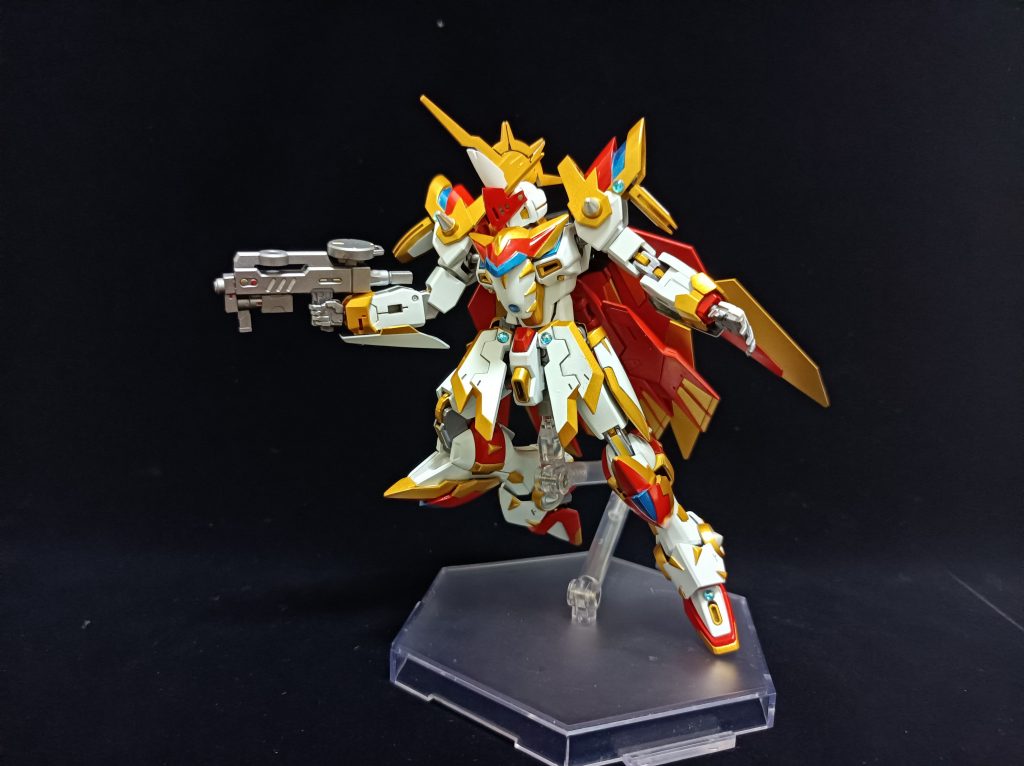 ショートバレルライフル取り回しやすい小型ライフルリアスカートアーマー腰部に接続し、後方ガードを強化