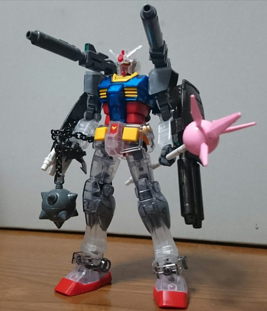 ・EGガンダム・ミックスクリアTwitterでラクス子さんが催したコンペに参加した際に作ったキットっス