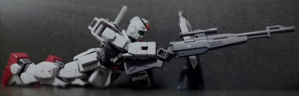 首の稼働範囲が広いため伏せ撃ちも可能手の甲の装甲は一体どこへ