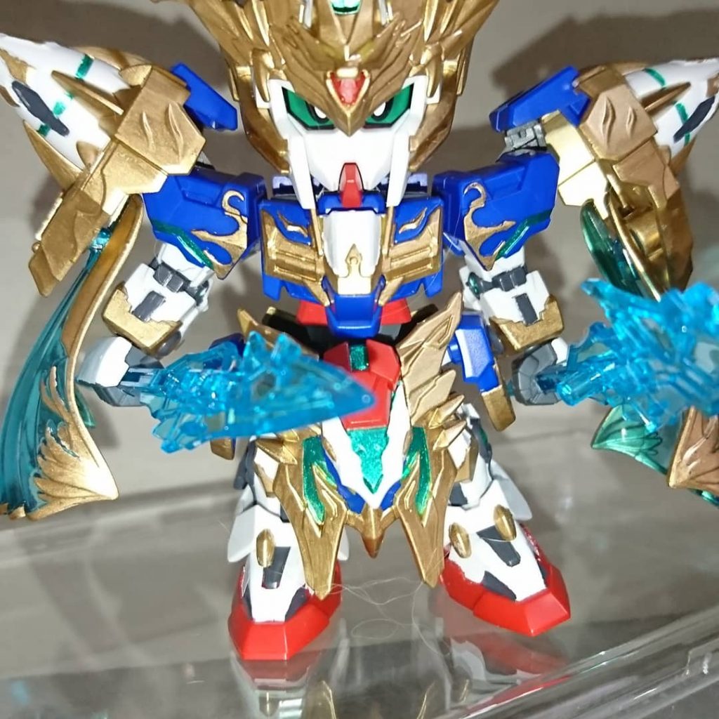 趙雲ダブルオーガンダムは割と設定通りに塗装しました