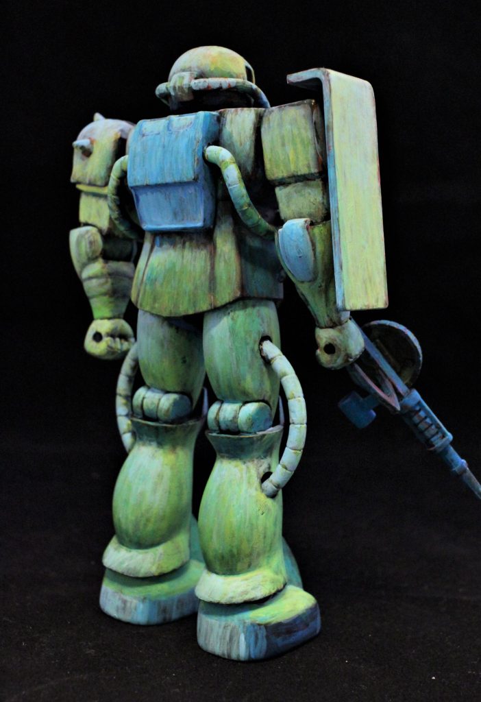 ザク　旧キット1/144–3枚目/制作者：はまっち