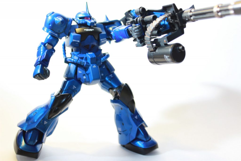 HGグフカスタム 全塗装–4枚目/制作者：shimoyan