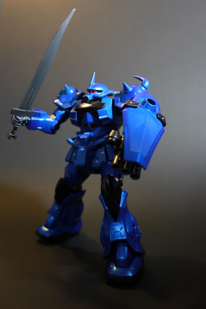 HGグフカスタム 全塗装–5枚目/制作者：shimoyan