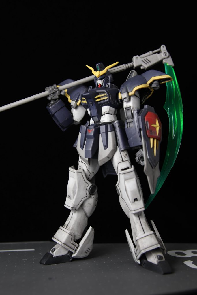 全体の汚し具合がわかると思います（傷を入れようと思いましたが、推しなので…無理でした…）