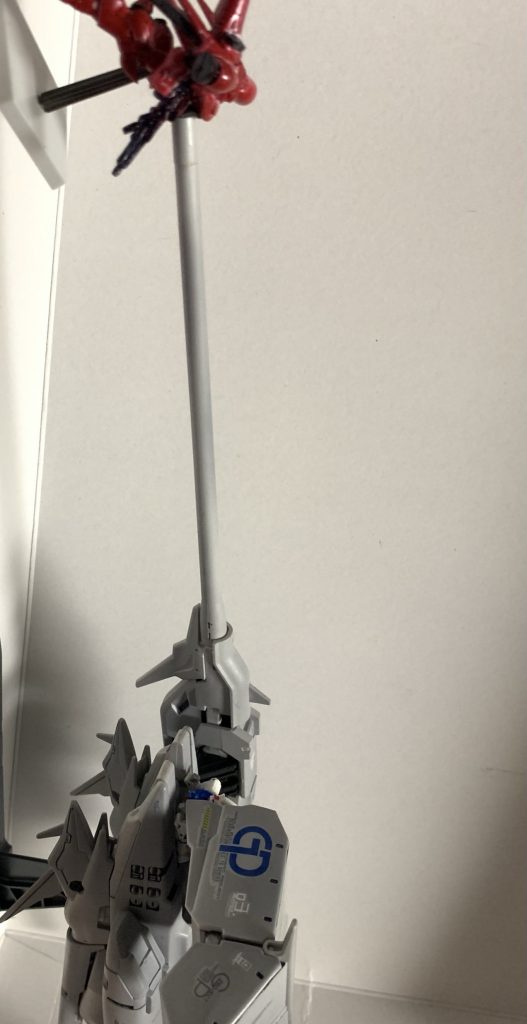 後半での破損状態のデンドロビウムとゼロ距離射撃を再現したくて♪ガーベラテトラはこのためだけなのでササッと荒めなので写真はこの程度でｗ