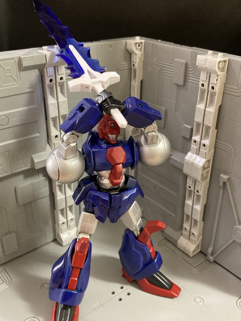 もっと手を加えれば『天空剣』ポーズもできたでしょうが、時間も気力も無いので無理はせず、これで完成（にしました）。