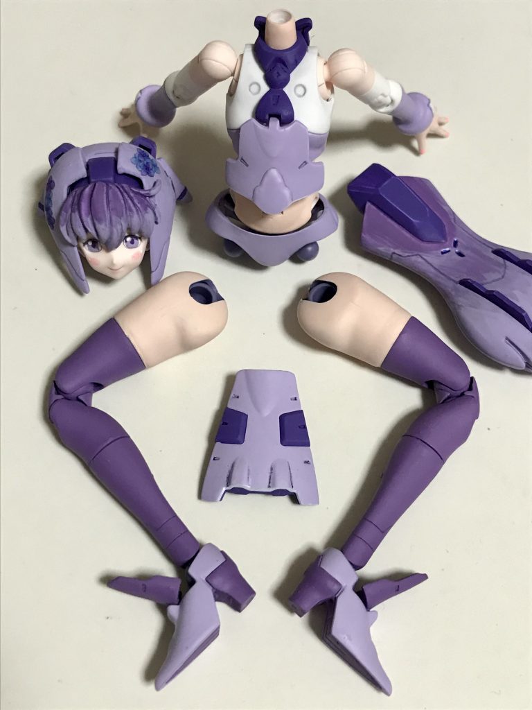 いつもはお見せしない(お見せできない)組み上げ前の姿… なんかシュールです(汗)