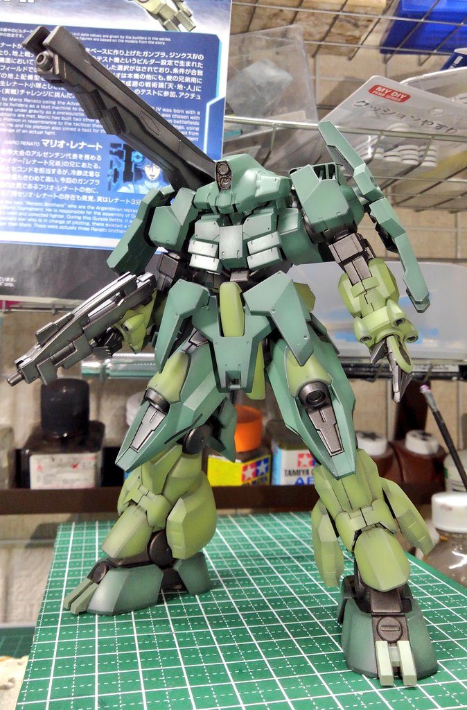 基本塗装完了後。