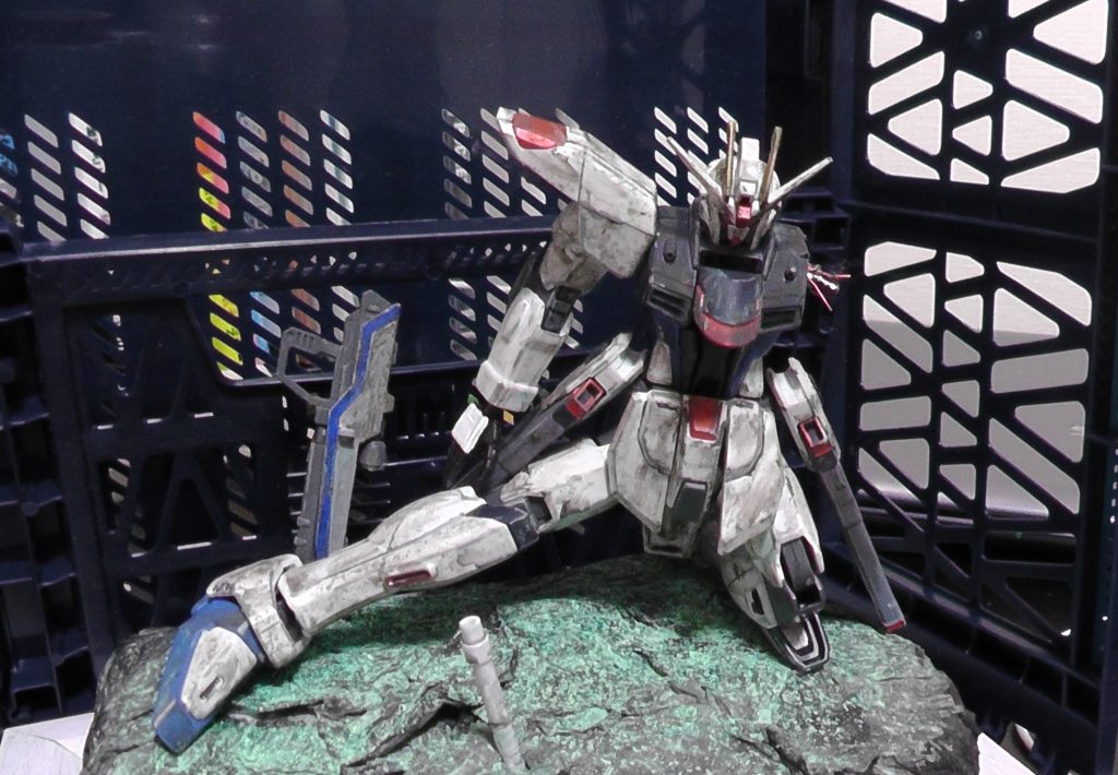 【ジオラマ】～悠久の年月を経しフリーダム～　【フリーダムガンダム】–2枚目/制作者：ラノス