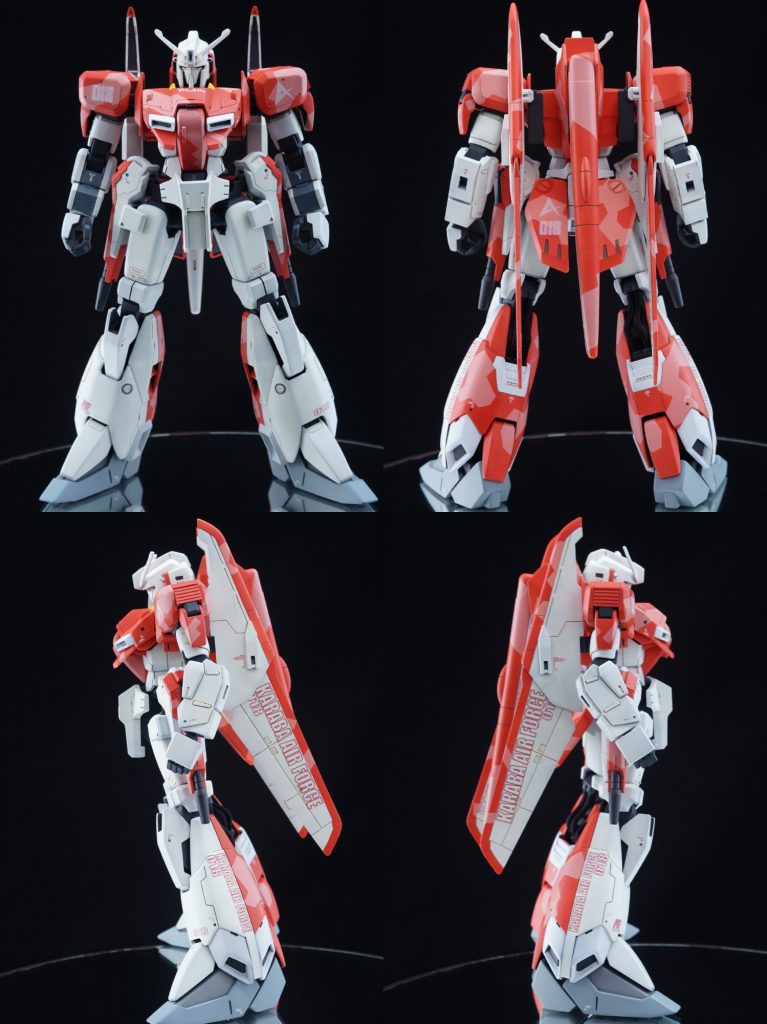 ・四方から四方からぐるりと。カラーリングは上記の通り、GFFを参考にスプリッター迷彩を施しました。