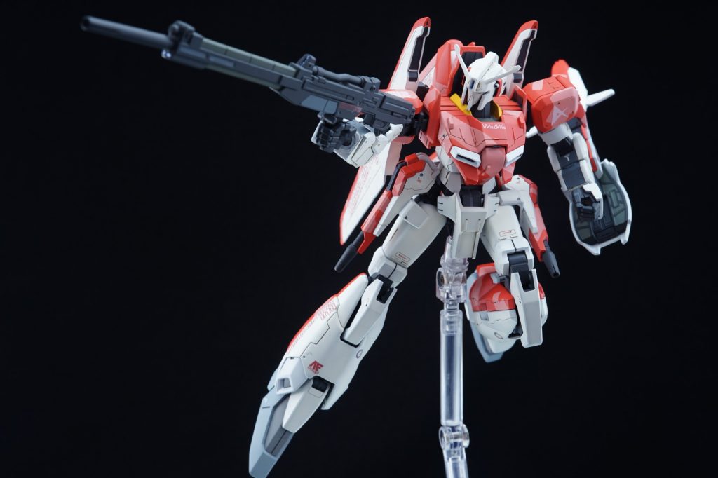 ・ビームライフルライフルはスキル不s…好みの問題でUCの物をそのまま使っています。開脚性能が著しく低いのでポージングの幅は狭め。