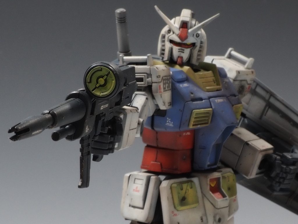 ビームライフルです。ドライブラシが苦手です…