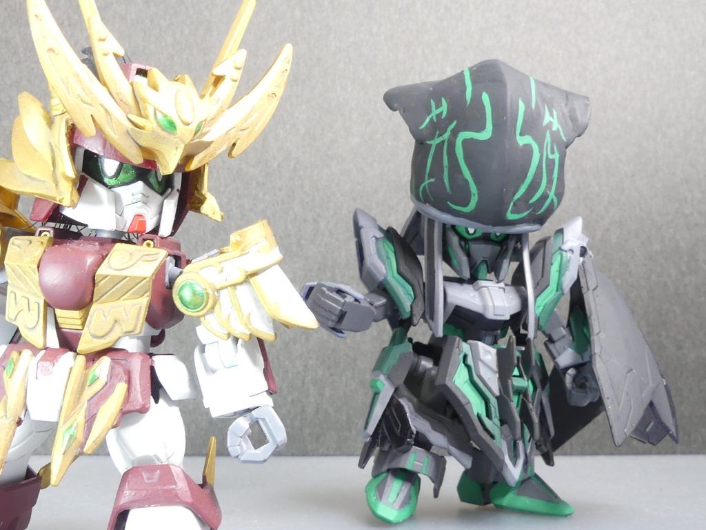 「メメント・モリ」への誘い:リア友に誘われたキヨスは、その名を「キヨス・オニコロシ」へと変えた・・・小説パートの別カットで【次回予告予定】。司馬懿デスティニーが例の赤い目で「これを作れ」とささやいてきたので・・・「もう一人の司馬懿」、利休ガンダム。改造自体は意外と楽です。