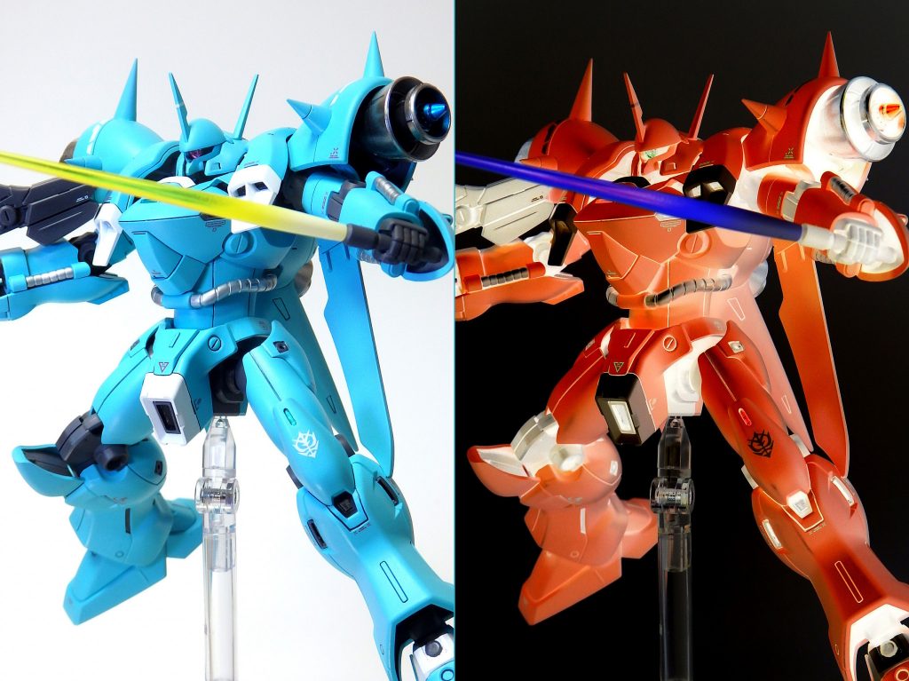 ガーベラ・テトラ ネガという名前は機体のカラーリングに由来しています。 画像の諧調を逆転させると本来のガーベラ・テトラのカラーリングになります。 これは百万式が百式のカラーリングの諧調を逆転させたものだというアイデアが元になっています。  最後までご覧いただきありがとうございました！＾＾もしよろしければいいねやコメントなどよろしくお願いします。過去作へのいいねやコメントなどもお待ちしています！それでは、また次回作にてお会いいたしましょう＾＾