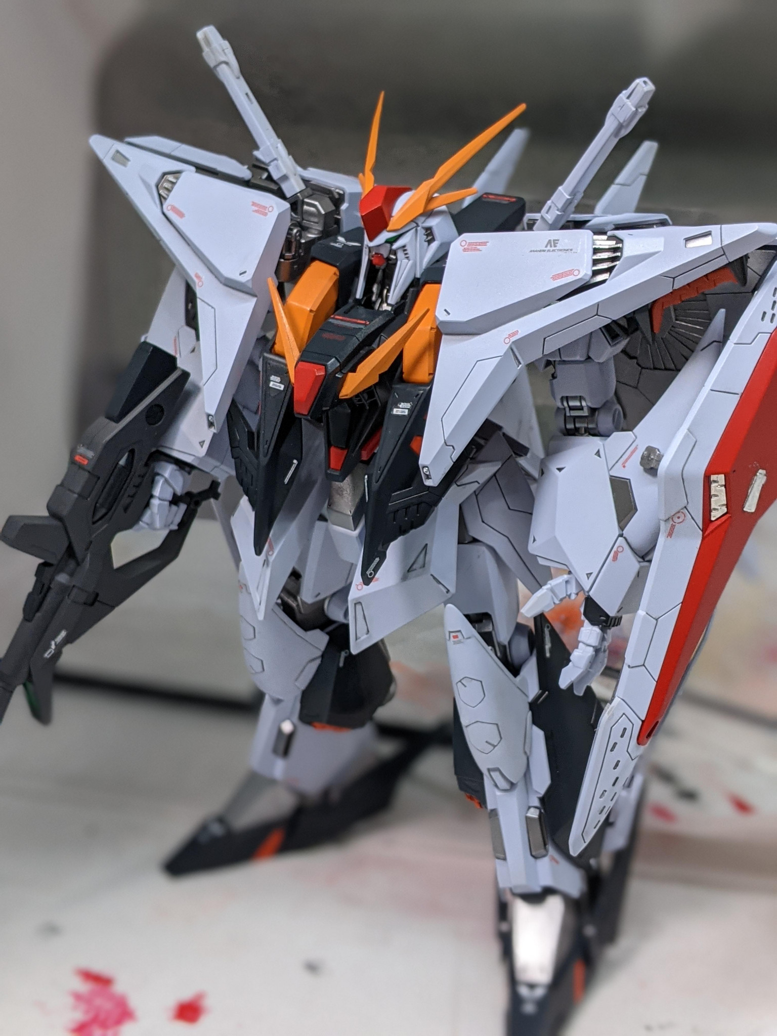 HG クスィーガンダム 全塗装 完成品 ガンプラ バンダイ 閃光のハサウェイ-