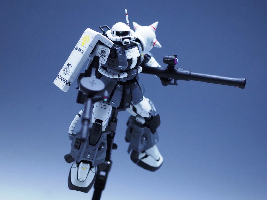 　RG 1/144 MS-06R-1A エリック・マンスフィールド専用ザクII　–3枚目/制作者：だんくら工房・mk戦車