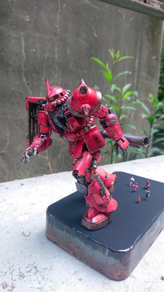 經過很多痛苦，我的身體動作似乎也很虛弱。就像跌倒了。